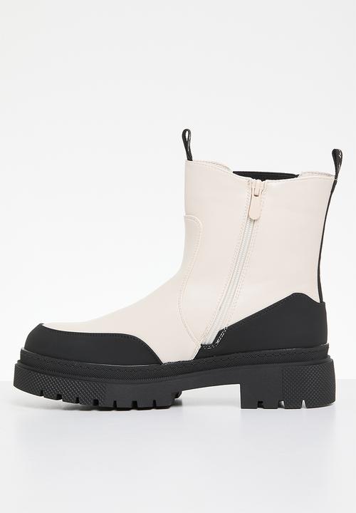 SISSY BOY - Demi chelsea boot - stone