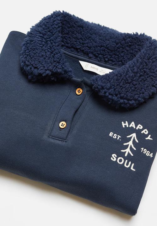 MANGO - Sweatshirt soul - navy