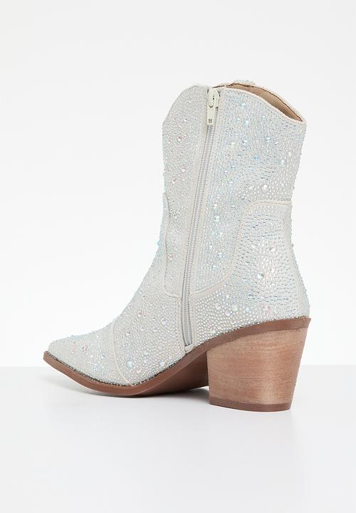 SISSY BOY - Starlight western ankle boot - silver