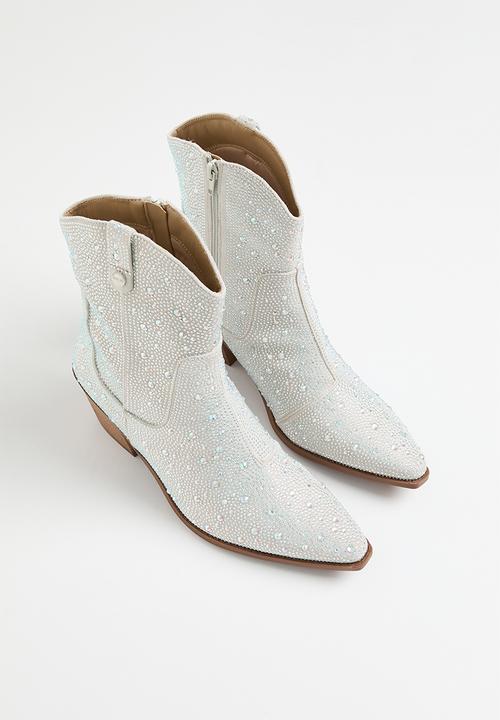 SISSY BOY - Starlight western ankle boot - silver