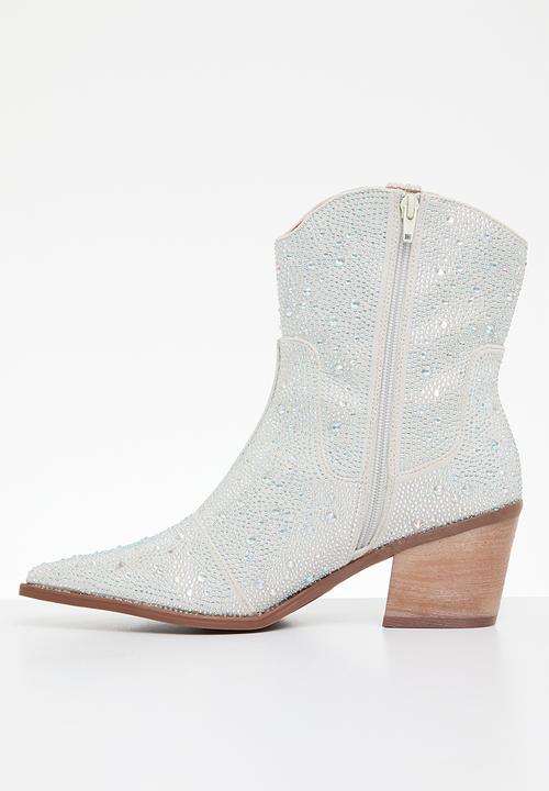 SISSY BOY - Starlight western ankle boot - silver