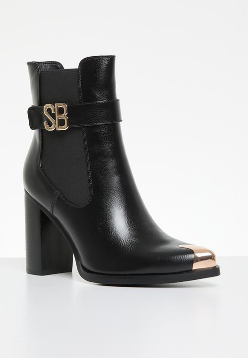 SISSY BOY - Tess block heel boot - black