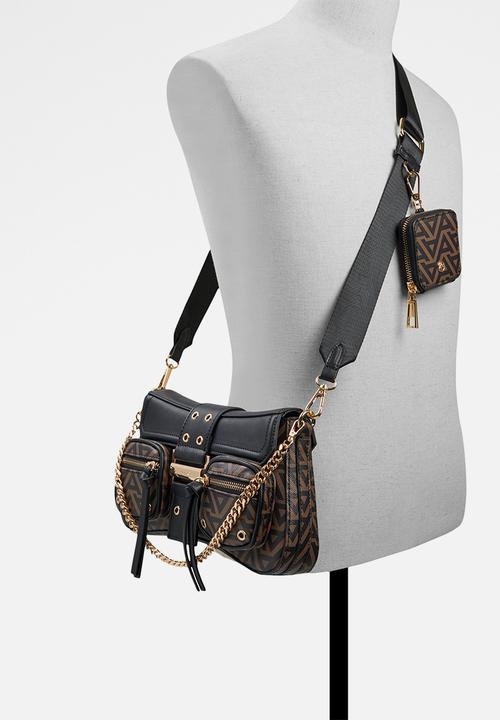 ALDO - Cargo crossbody - black multi