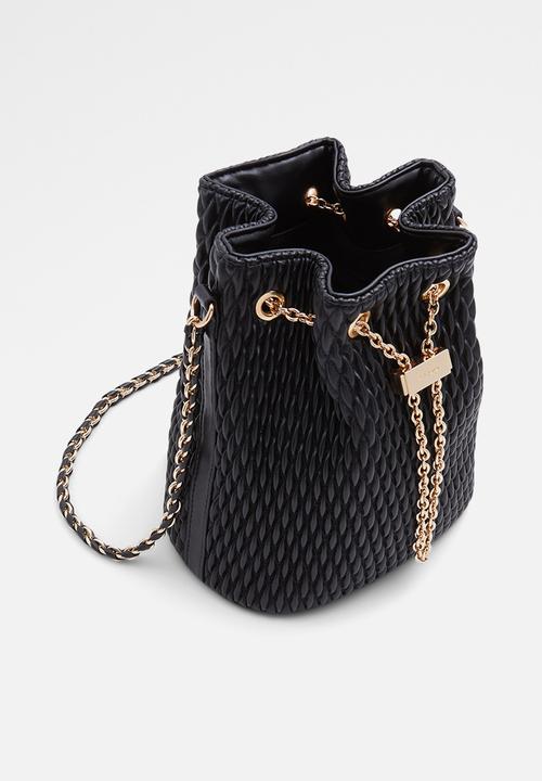 ALDO - Natalya bucket bag - black