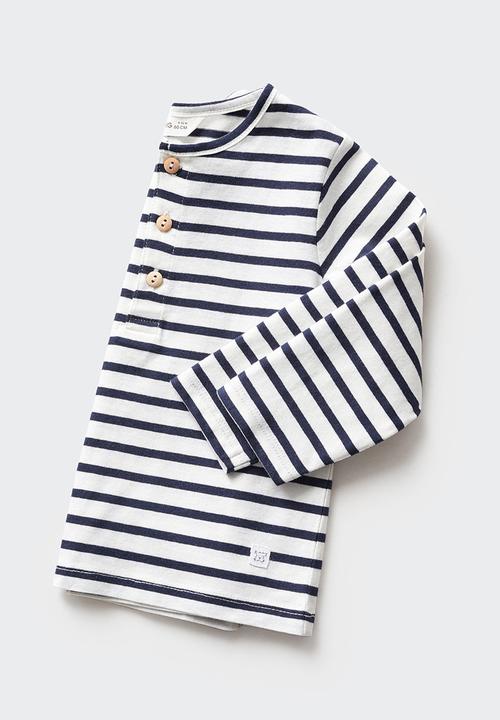 MANGO - T-shirt cadenet - navy