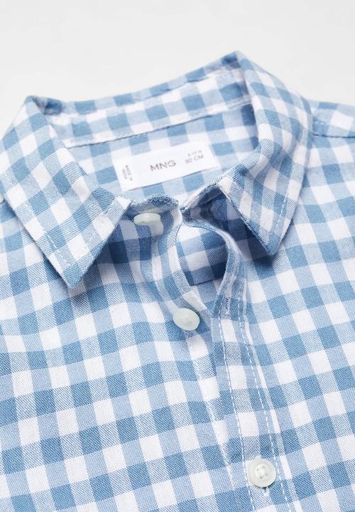MANGO - Shirt david - sky-blue