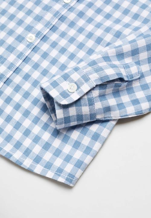 MANGO - Shirt david - sky-blue