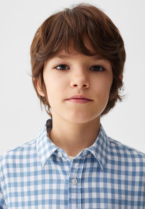 MANGO - Shirt david - sky-blue