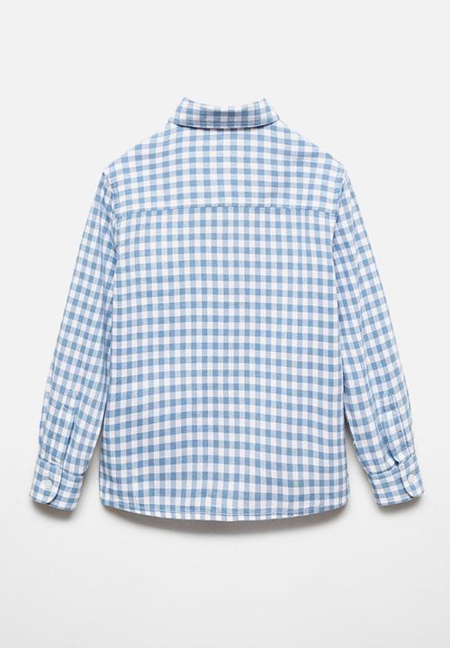 MANGO - Shirt david - sky-blue