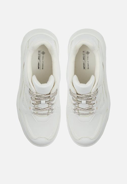 Call It Spring - Alasandra platfrom sneaker - white