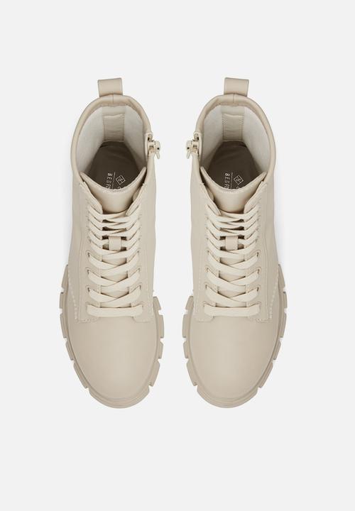Call It Spring - Robyn lace up boot - light grey