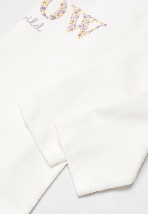 MANGO - T-shirt wild - offwhite