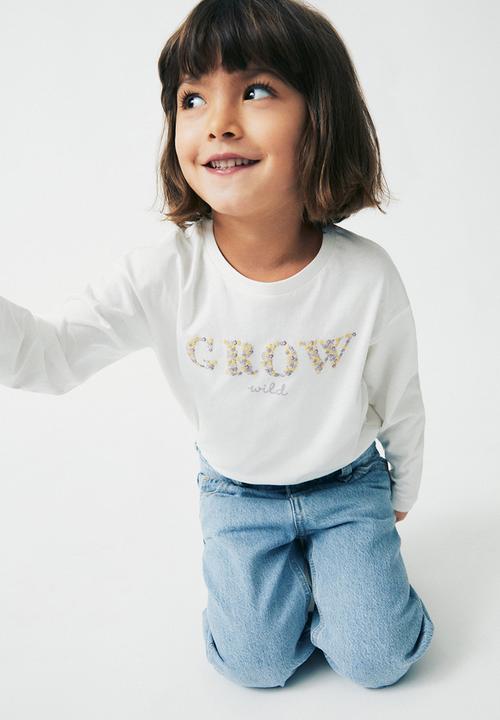 MANGO - T-shirt wild - offwhite