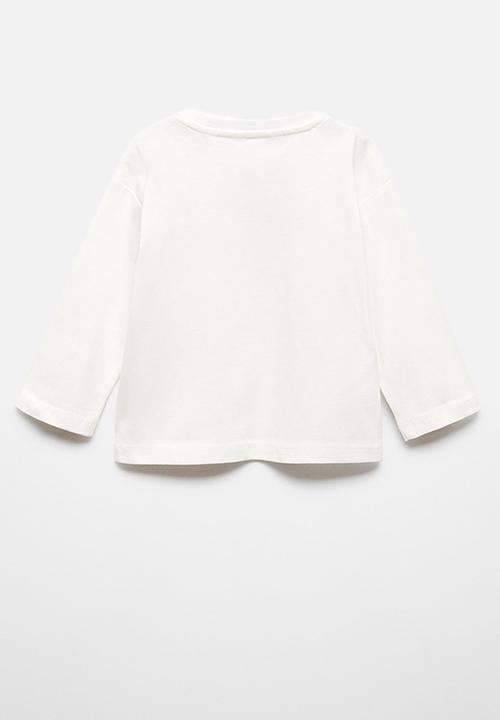 MANGO - T-shirt wild - offwhite