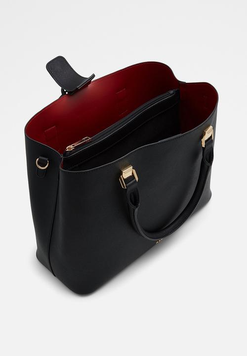 ALDO - Aquafyna tote bag - black