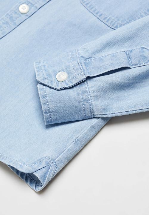 MANGO - Shirt tonib - denim