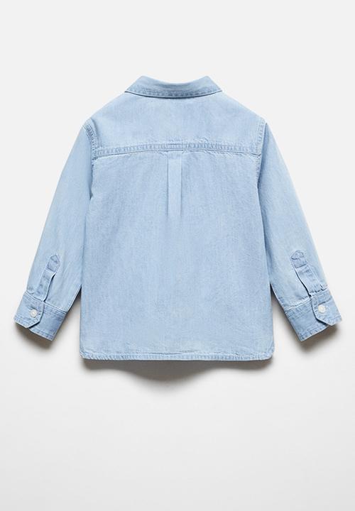MANGO - Shirt tonib - denim