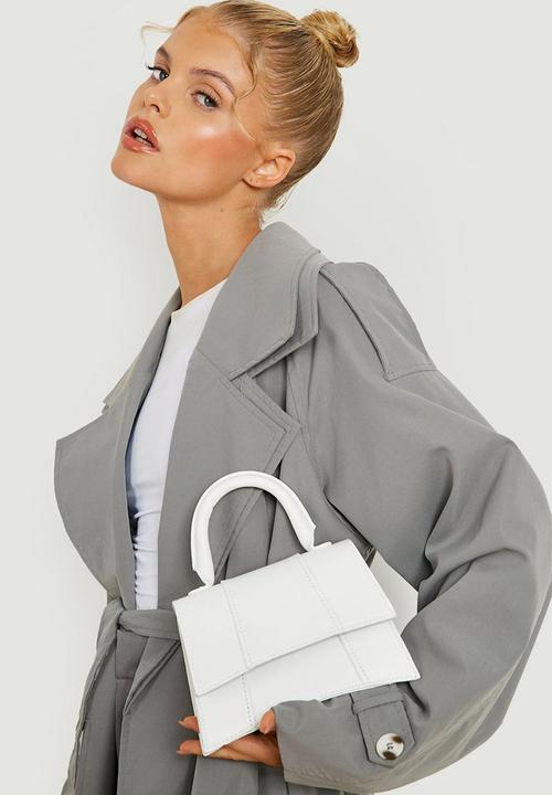 boohoo - Curve grab bag - white