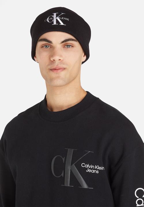 Calvin Klein - Monologo embro beanie -  black
