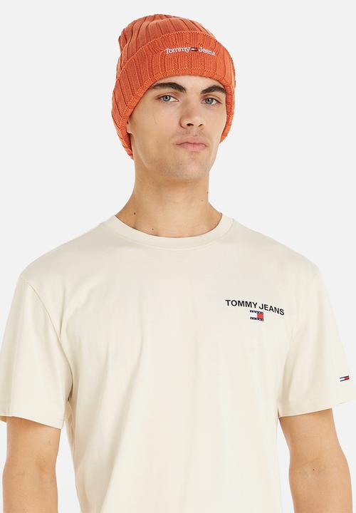 Tommy Hilfiger - Tjm sport elevated long beanie - bonfire orange