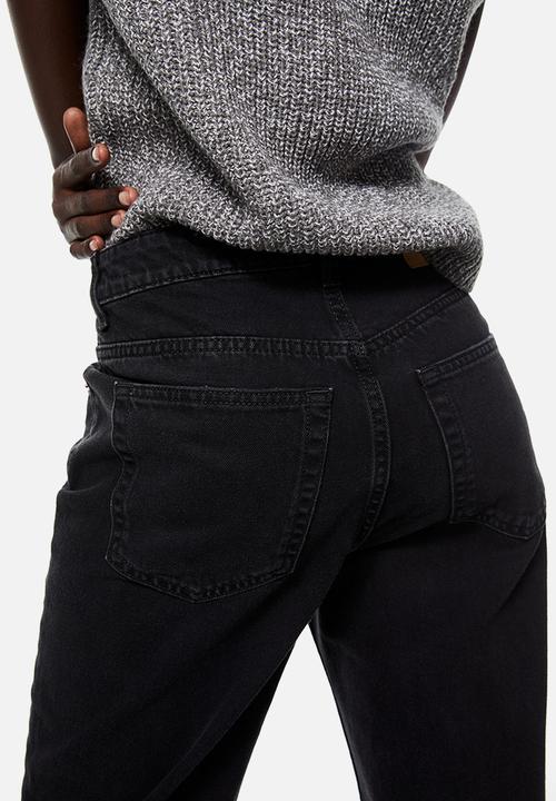H&M - Wide high jeans - black
