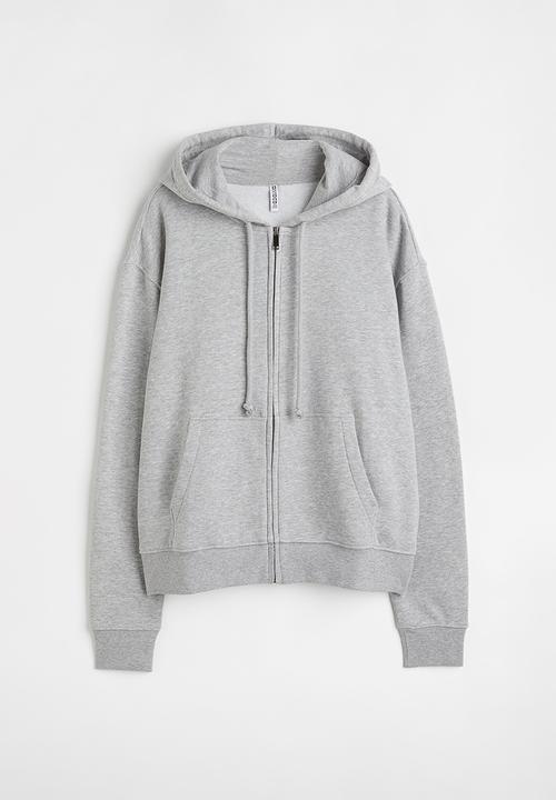 H&M - Zip-through hoodie - grey