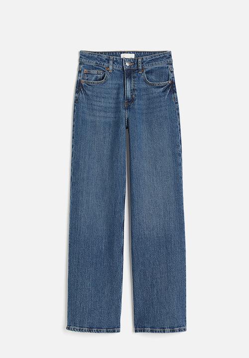 H&M - Wide high jeans - blue