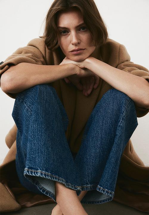 H&M - Wide high jeans - blue