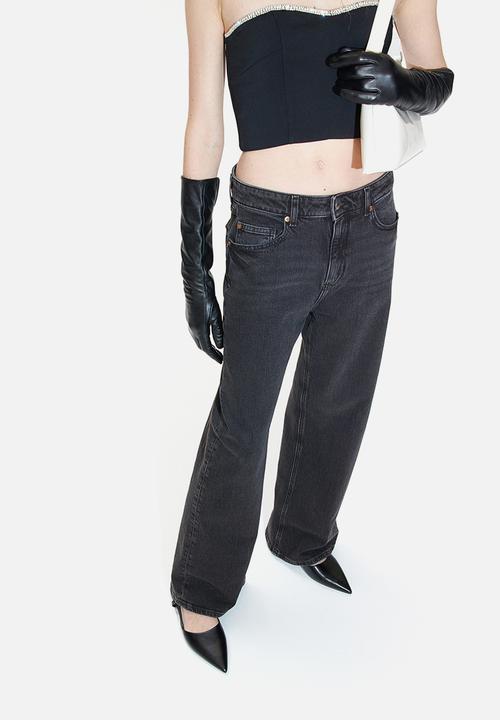 H&M - Wide high jeans - grey