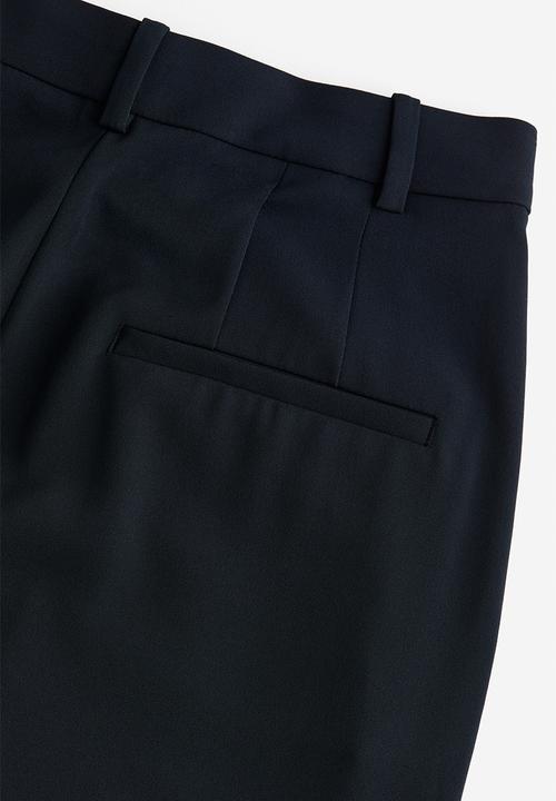 H&M - Wide trousers - navy blue