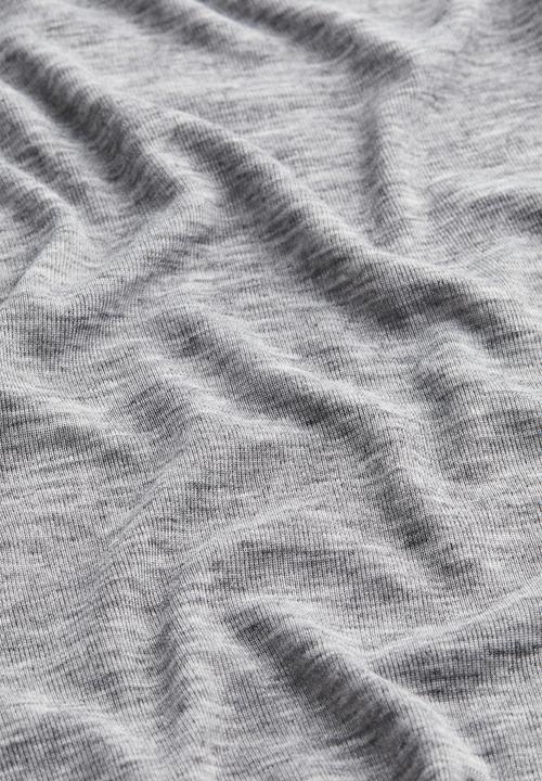 H&M - Polo-neck top - grey marl