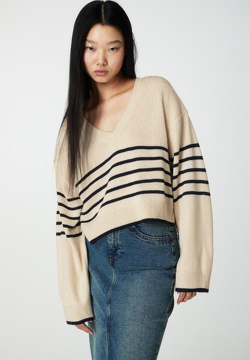 H&M - V-neck jumper - beige