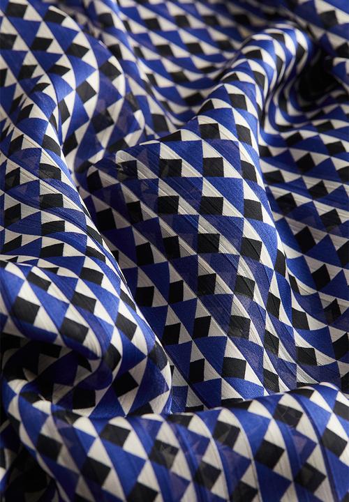 H&M - Patterned blouse - blue patterned