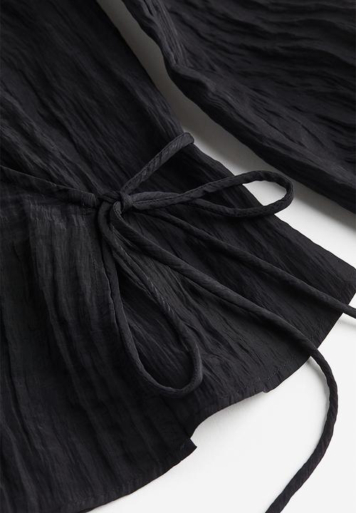 H&M - Wrapover top - black