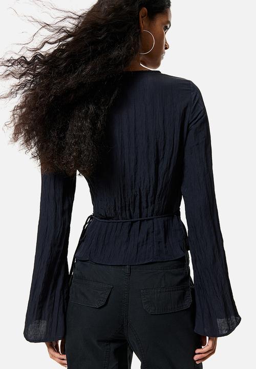 H&M - Wrapover top - black