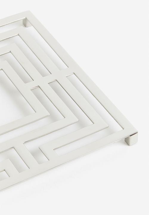 H&M - Metal trivet - silver