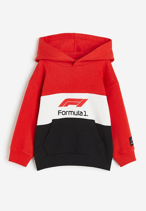 H&M - Printed hoodie - red, multi