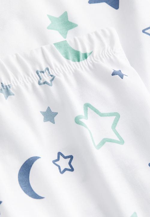 H&M - Jersey pyjamas - white stars
