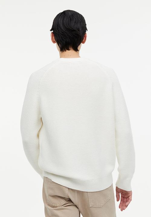 H&M - Regular fit cotton jumper - cream 