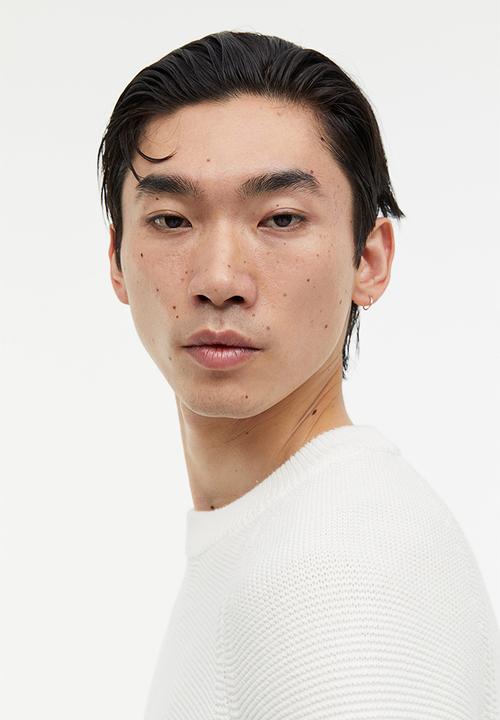 H&M - Regular fit cotton jumper - cream 