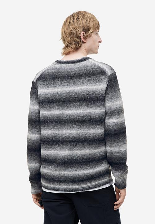 H&M - Regular fit cardigan - black striped