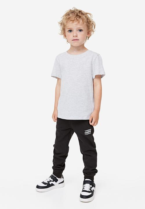 H&M - Joggers - black & racing car