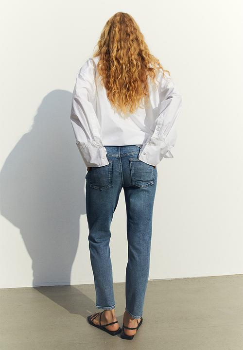 H&M - Mama slim ankle jeans - light denim blue