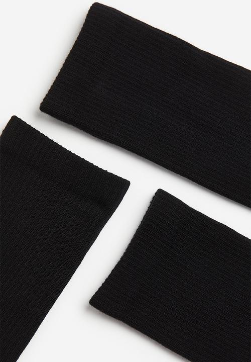 H&M - 5-Pack socks - black