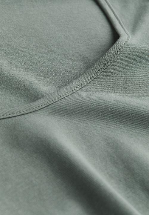 H&M - Long-sleeved jersey top - khaki green