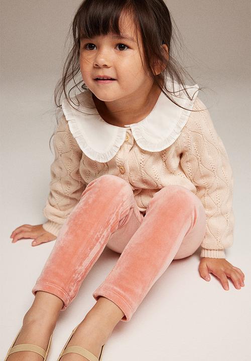 H&M - Leggings - pink & beige
