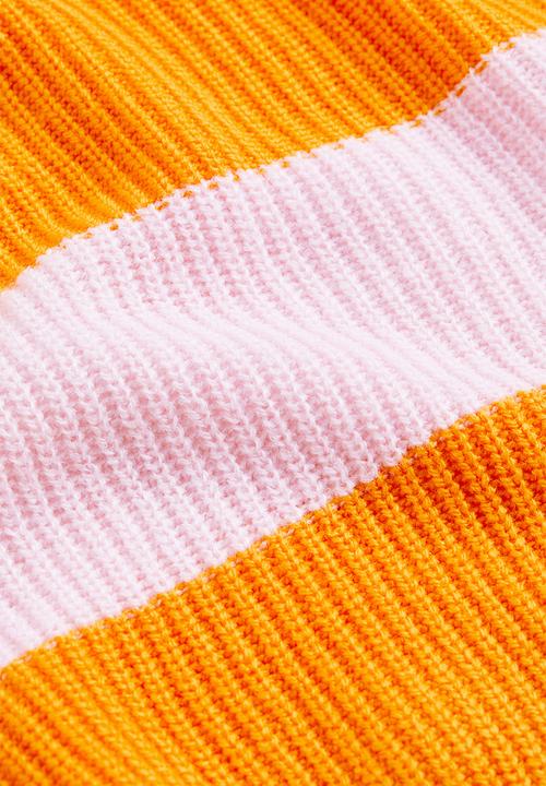 H&M - Oversized jumper - orange striped