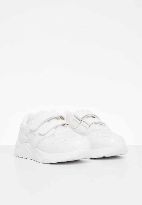 Pop Candy - Velcro  strap sneakers-white