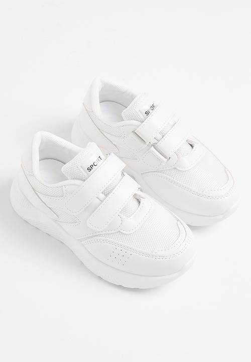Pop Candy - Velcro  strap sneakers-white