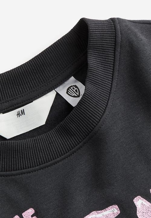 H&M - Oversized sweatshirt - dark grey & the flintstones